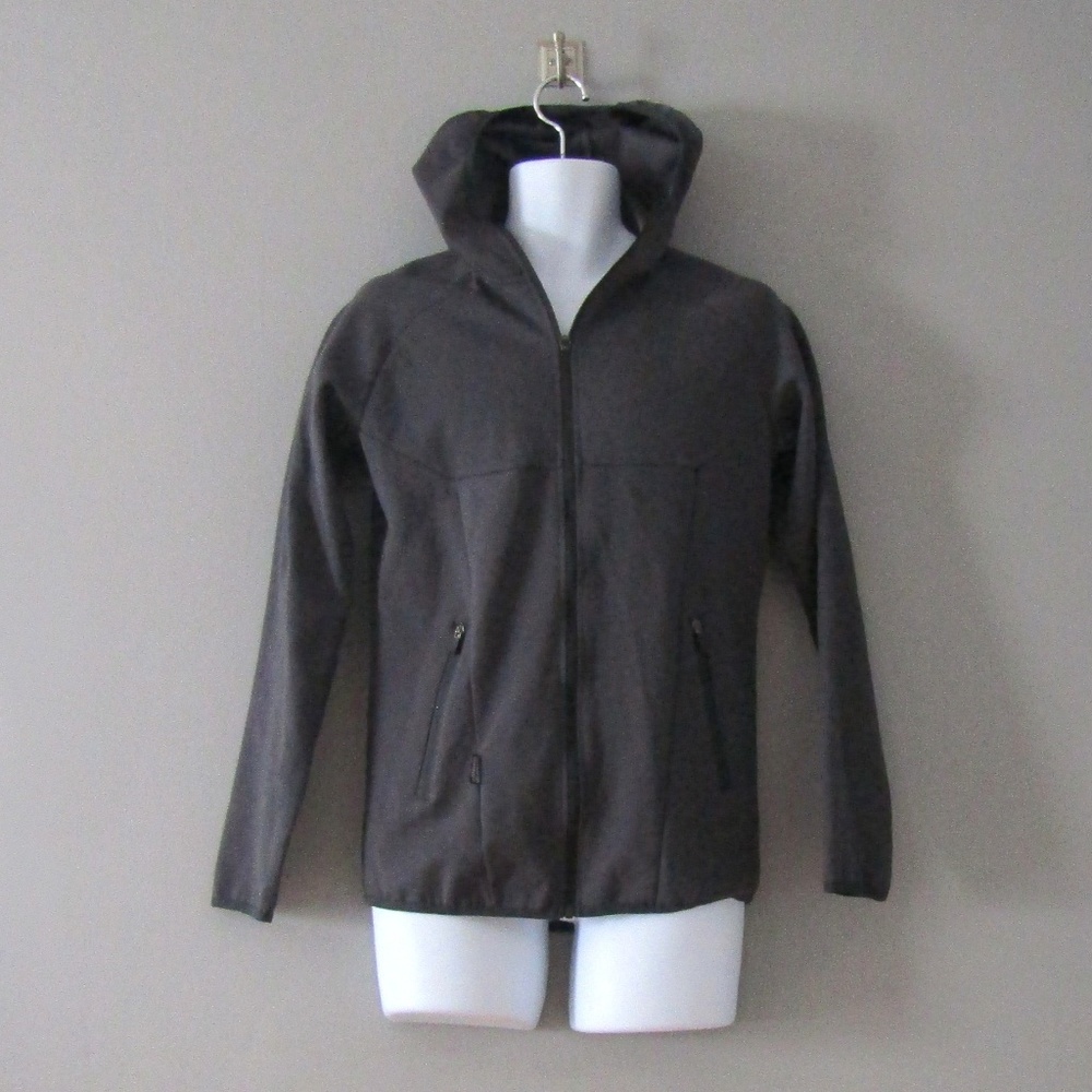 NEW Ouber Gray Black Workout Jacket Hoodie XL